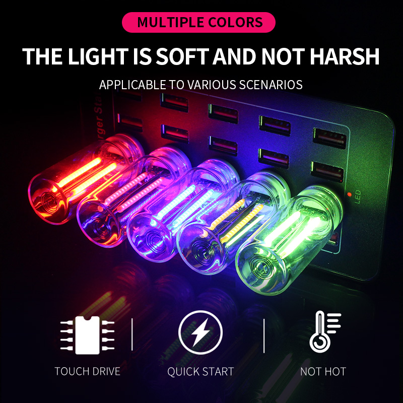 Glass Protector Auto - Toque escurecimento usb led filamento lâmpada