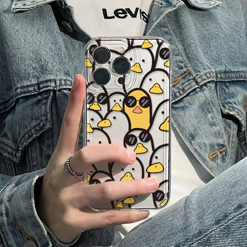 Apple Iphone 15 Pro Max - Bonito dos desenhos animados pato caso