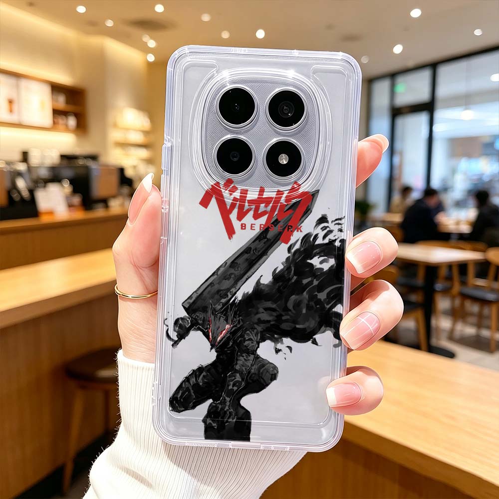Xiaomi Poco X6 - Capa Protetora Transparente Berserk Cool para