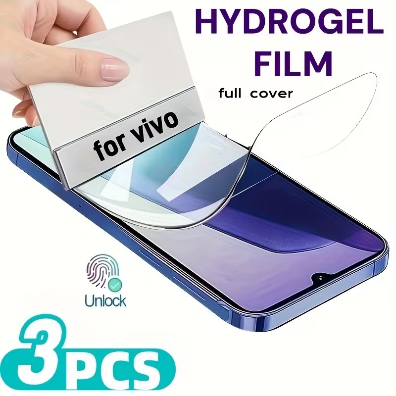 Vivo V40 - 3 Protetores de Tela para Vivo