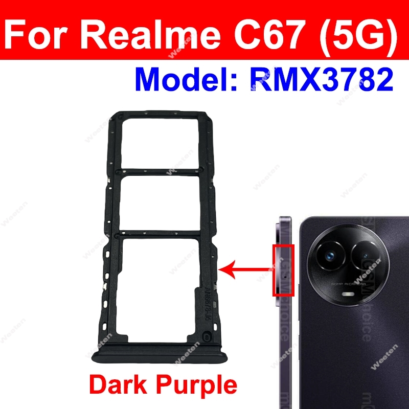 Realme C67 - Adaptador de cartão sim para realme