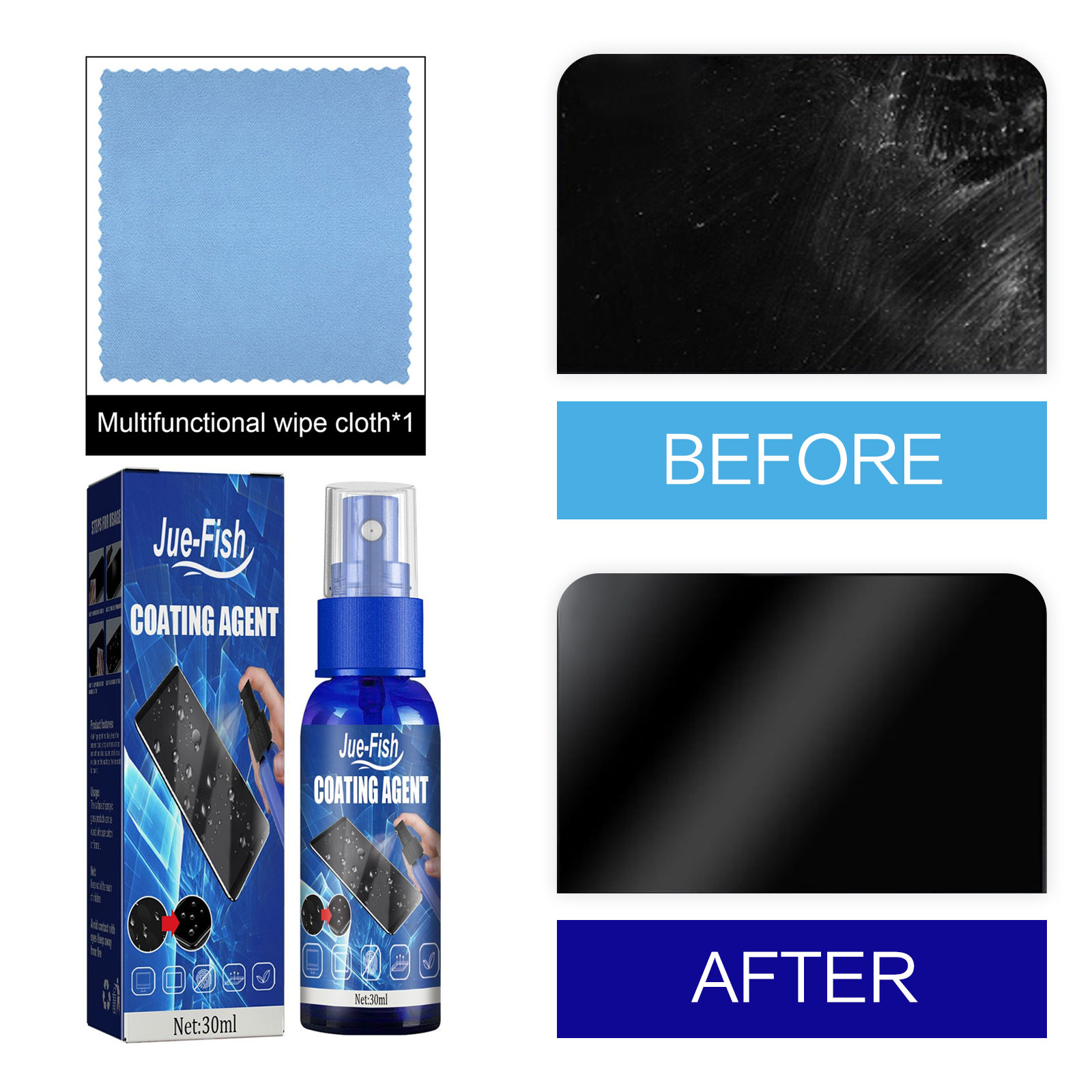 Oleophobic Coating Spray - Protetor de tela líquido spray tela