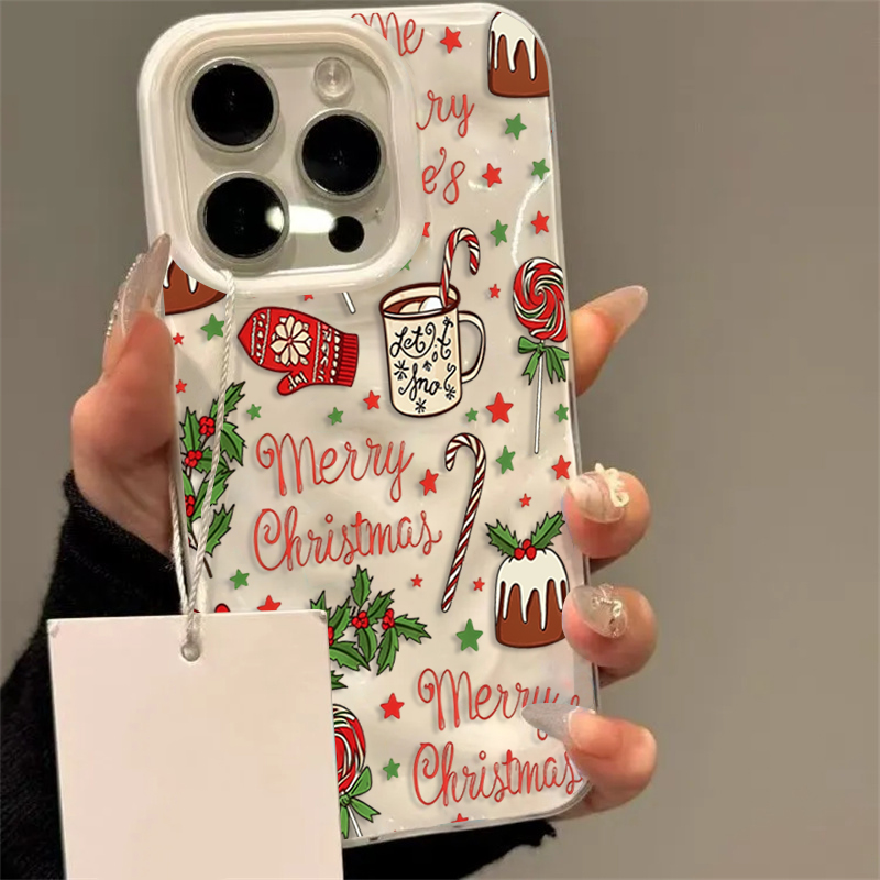 Apple Iphone 15 Pro Max - Capa de Telefone com Padrão Festivo