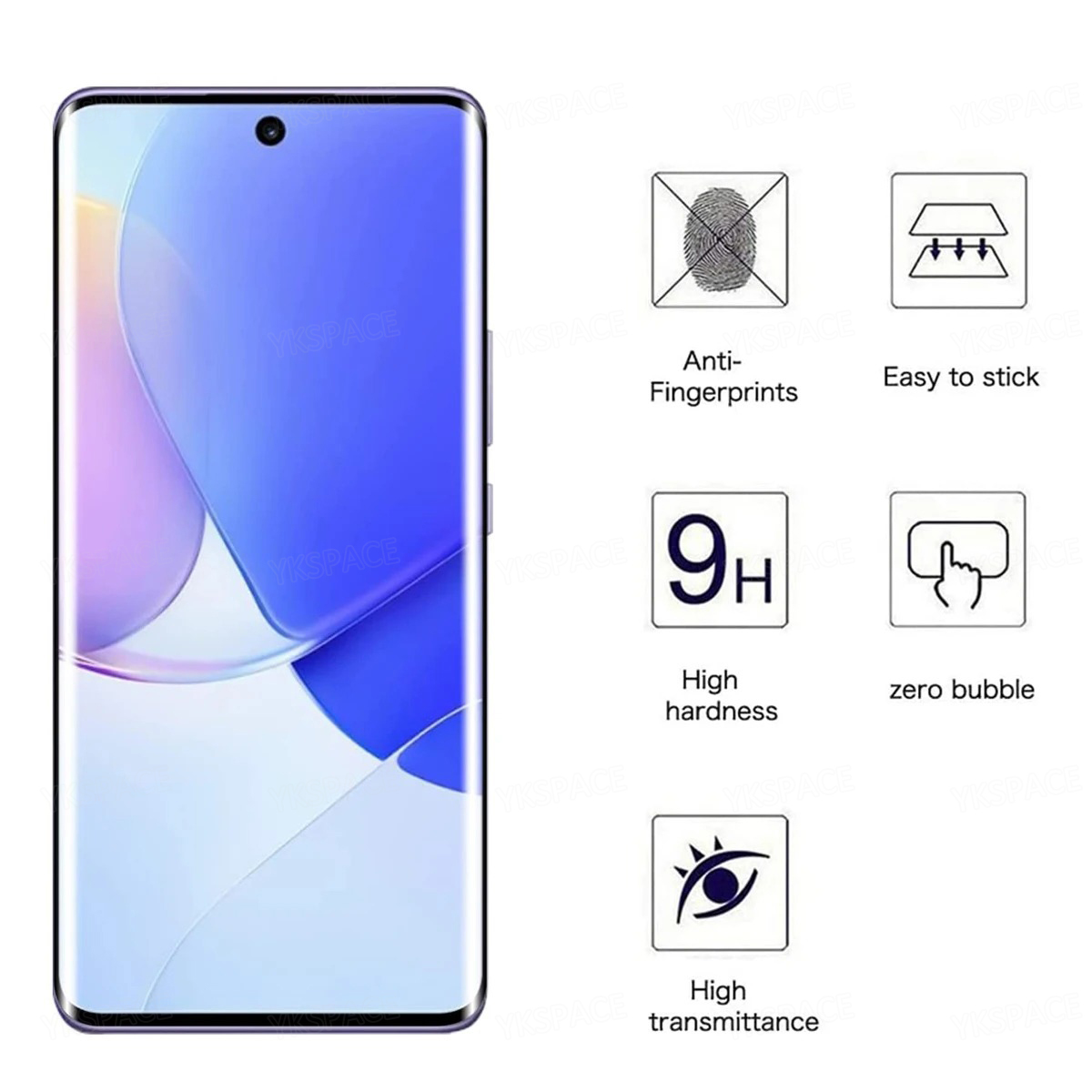 2 pçs 3d borda curvada 9h hd f - Curved Edge Screen avaliação e preço