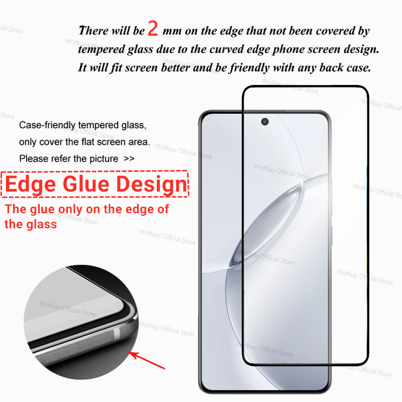 Protetor de tela de vidro com  - Curved Edge Screen avaliação e preço