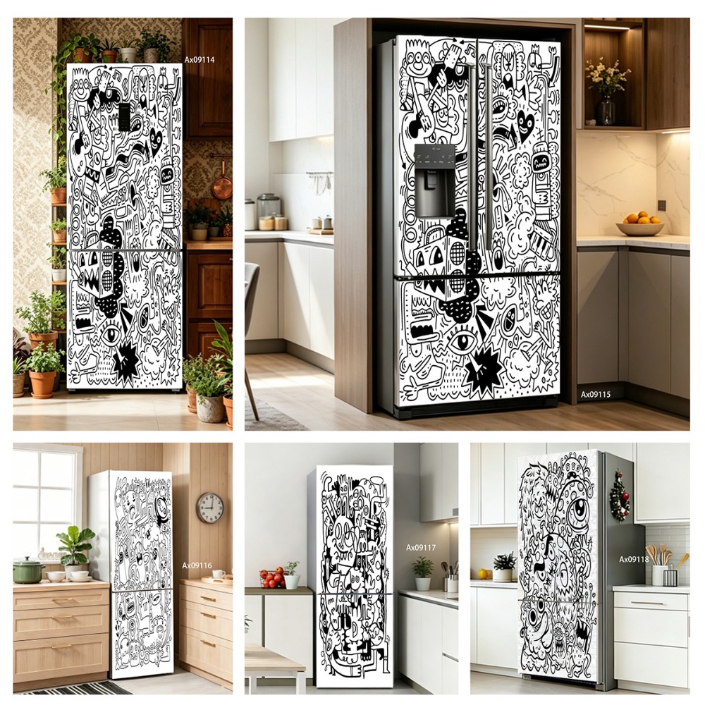 Adesivo de geladeira com desen - Full Cover Adhesive avaliação e preço