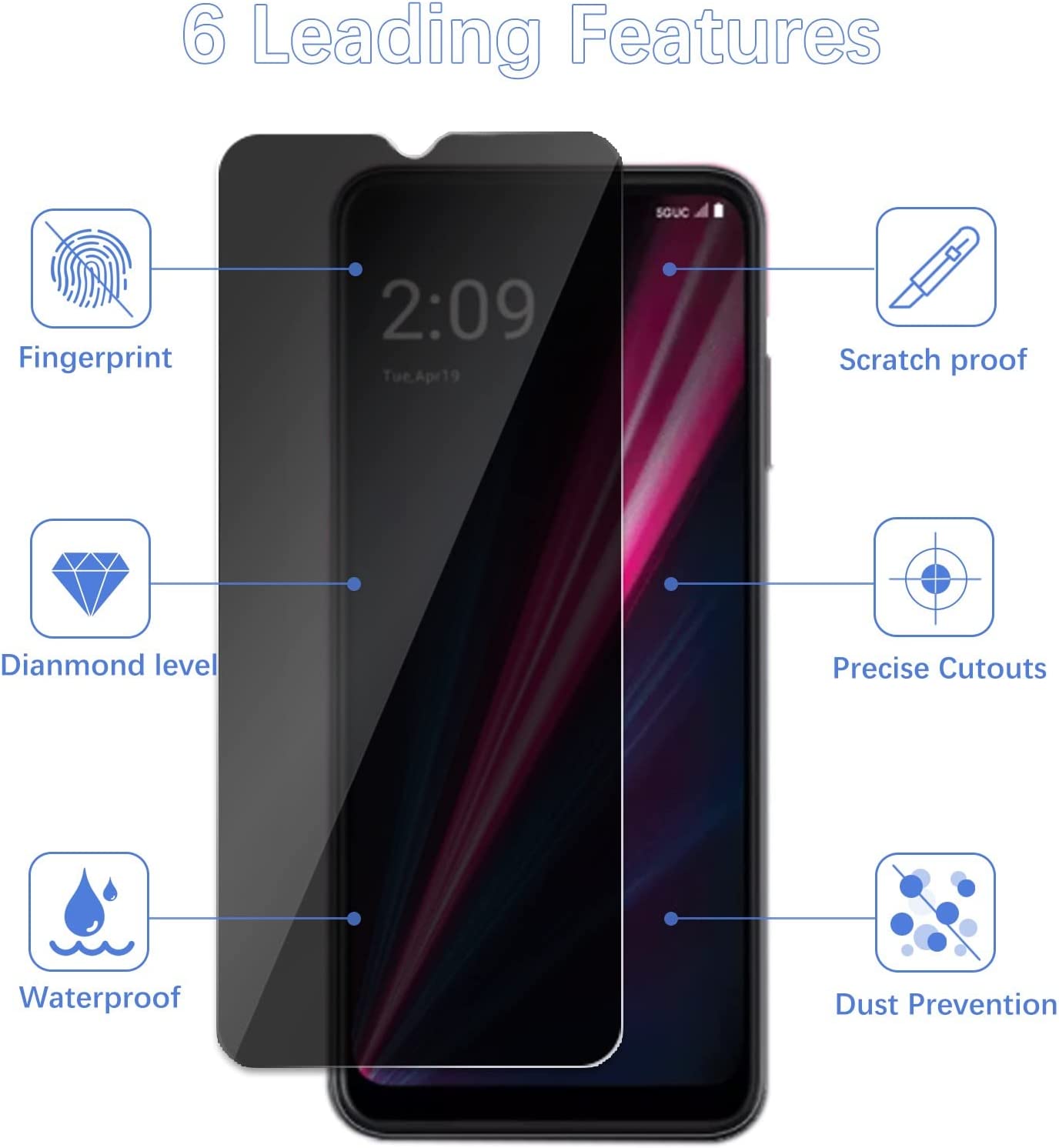 Protetor de Tela para TCL 40 S - Privacy Filter 2Pack avaliação e preço