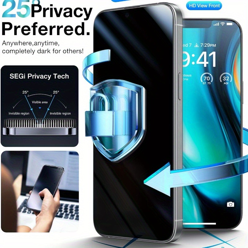 Protetor de tela de vidro temp - Privacy Filter 2Pack avaliação e preço