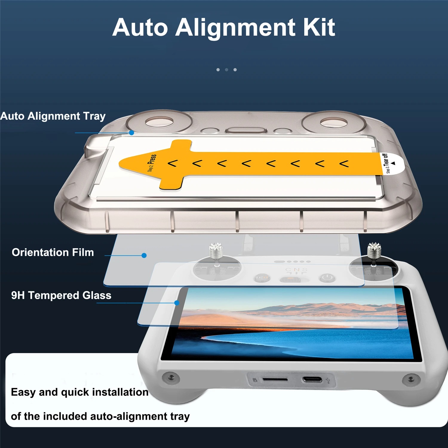 Para dji flip/air3/3s/mini3/4p - Glass Protector Auto avaliação e preço