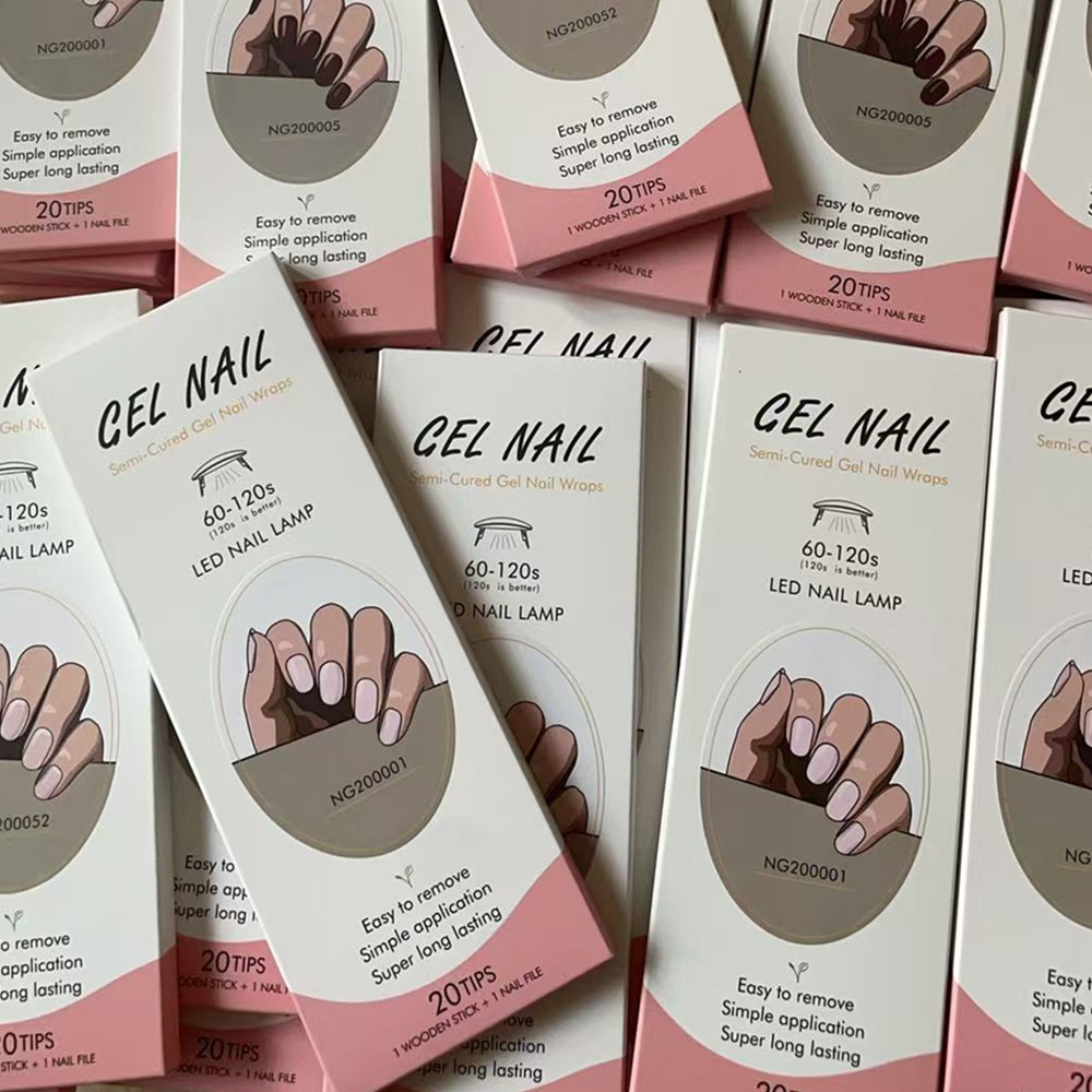 Huizi francês gel tiras de unh - Full Cover Adhesive avaliação e preço