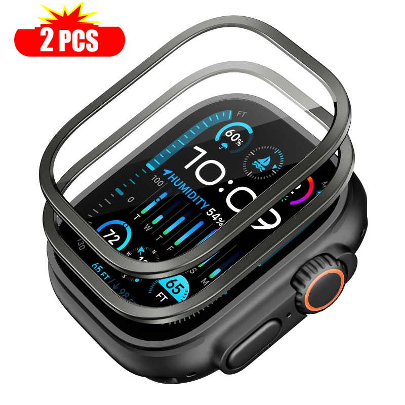 2 pçs vidro temperado para app - Smartwatch Screen Film avaliação e preço